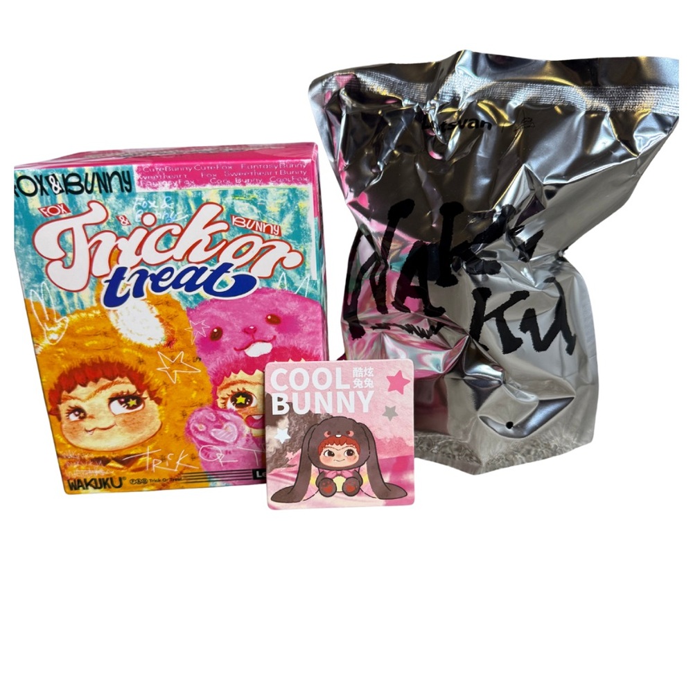Wakuku Trick or Treat Fox & Bunny – Confirmed Cool Bunny, Resealed Box